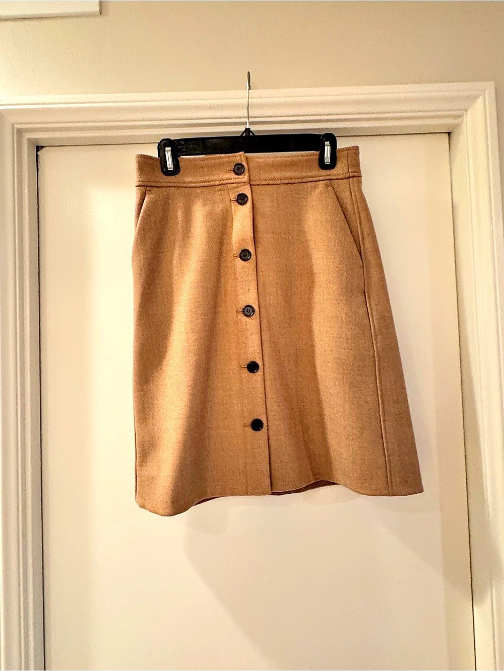 J.Crew Mini Skirt in Camel Size 4 Like New